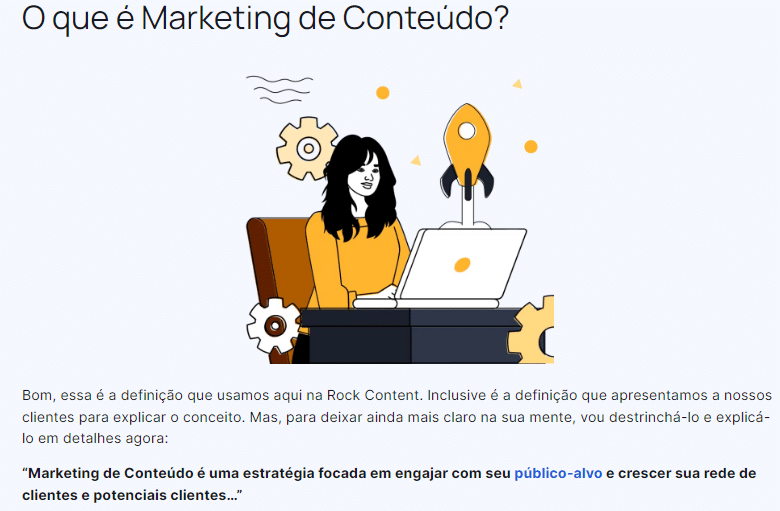 Print do post de Marketing de Conteúdo